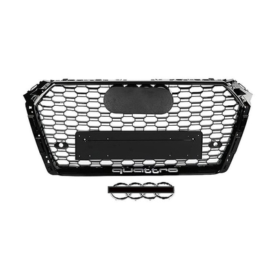 Exterior Accessories Black Car Grille Replacement with 125*25*54 cm Compatibility