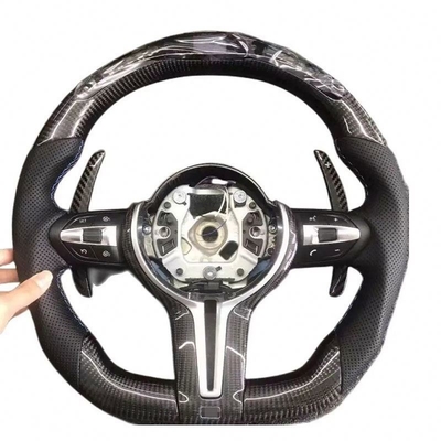 BMW Carbon Fiber Steering Wheel With Perforated Leather For M3 M5 F20 F22 F30 F31 F36