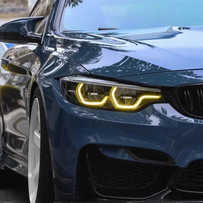 Other Colour Lemon Yellow Angel Eyes DRL LED Headlight for BMW F80 M3 F32 F82 M4 F36