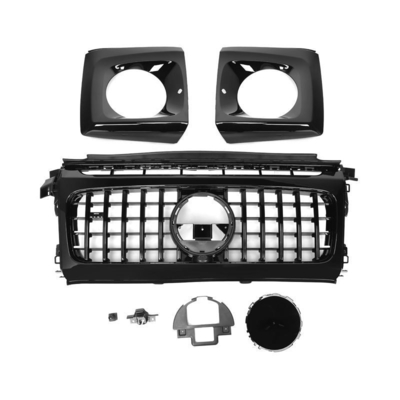 TUNING PRODUCTS ABS Gloss Black Front Bumper Grille For Mercedes Benz G Class W464 2019