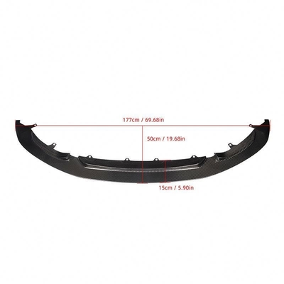 100% Tested GT4 Style Dry Carbon Front Bumper Lip for BMW F80 M3 F82 F83 M4 CS GTS