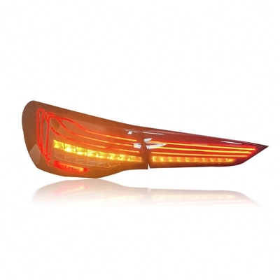 BMW 4 Series G22 2020 Year G82 M4 Model CSL Style Tail Lamps Black And Red Color