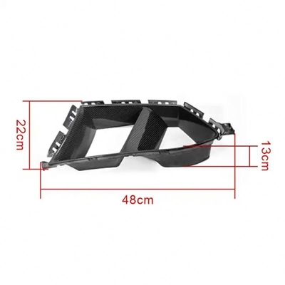 Replace/Repair MP Style Pre-Preg Dry Carbon Fiber Front Bumper Vents For BMW 3 Series G80 M3 G82 M4