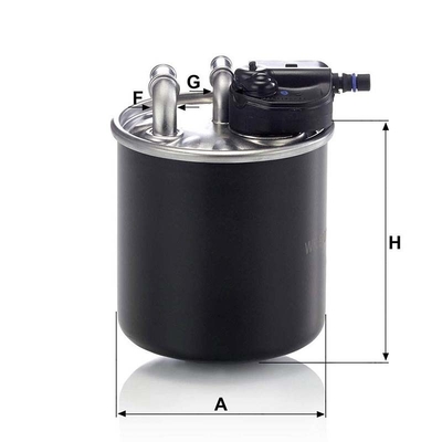 Replace/Repair Excellent Diesel Fuel Filter OEM WK820/15 for Mercedes Benz Auto Engine