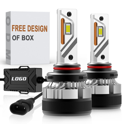 OEM 7035 CSP LED G12W H1 H7 H11 H13 9005 9006 9007 H4 9012 Headlight Bulb 30000LM with Fan