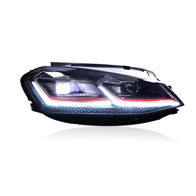 Experience the Latest LED Type 7.5 Style Sequential Headlights for VW Golf Mk7 2013-2020