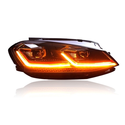 Experience the Latest LED Type 7.5 Style Sequential Headlights for VW Golf Mk7 2013-2020