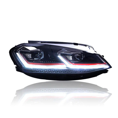 Experience the Latest LED Type 7.5 Style Sequential Headlights for VW Golf Mk7 2013-2020