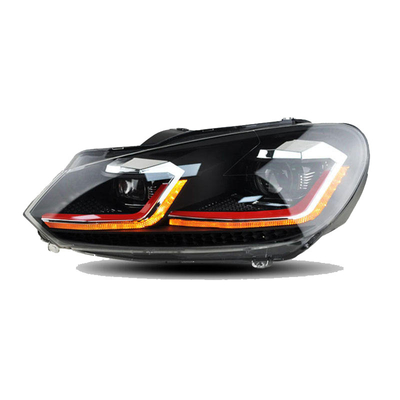 VW Golf 6 LED Headlight DRL Signal Lamp HID Bi Xenon Auto Accessories for 2008-2012