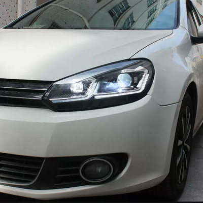 VW Golf 6 LED Headlight DRL Signal Lamp HID Bi Xenon Auto Accessories for 2008-2012