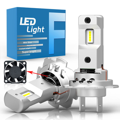 High Power Led Headlight Bulbs For Car Lifespan 50000 Hours Color Temperature 6000K