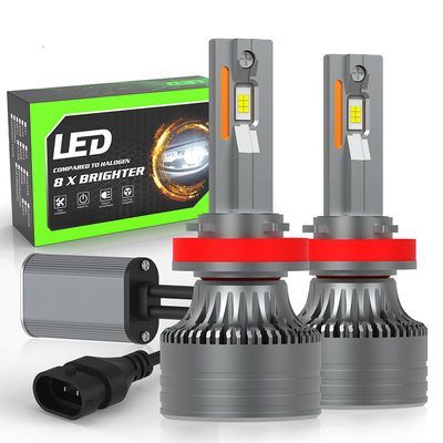 Waterproof IP65 Led Headlights for Universal Car H1 H4 H19 H7 H18 H8 H11 9005 9006 9012