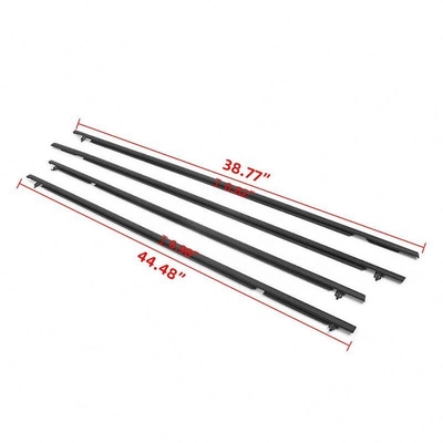 Large Stock Rubber Car Door Weather Strip for Honda Civic 72950-Sna-A01 72910-Sna-A01