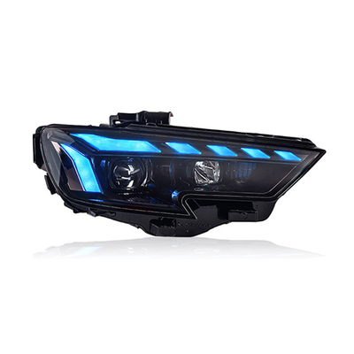 2017-2020 Audi A3 Headlight Assembly with Modified LED Lens Running Water and Turn Signal