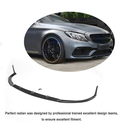 Front Bumper Carbon Fiber Front Lip for Mercedes Benz C63 AMG 2-Door 2015-2019 100% Tested
