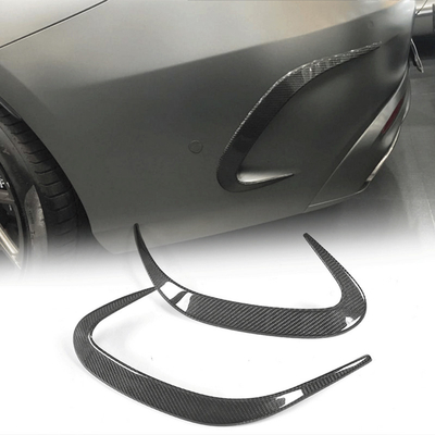 Carbon Fiber Rear Bumper Fins Vents for Mercedes Benz C217 S500 S63 S65 AMG 2014-2018