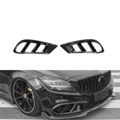 Carbon Fiber Front Bumper Air Vent Cover Trim For Mercedes Benz CLS W218 sport 2014-2017