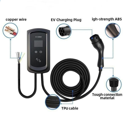 Home EV Charger Station 16A 32A Type2 Wallbox Charging Station for Replace/Repair