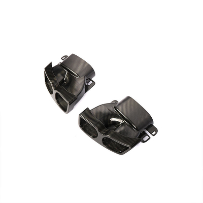 Other Year Dry Carbon Fiber W205 Tail Muffler Exhaust Pipes For Mercedes Benz W213 W218 W222 GLE GLC CLA 2019