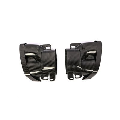 Other Year Dry Carbon Fiber W205 Tail Muffler Exhaust Pipes For Mercedes Benz W213 W218 W222 GLE GLC CLA 2019