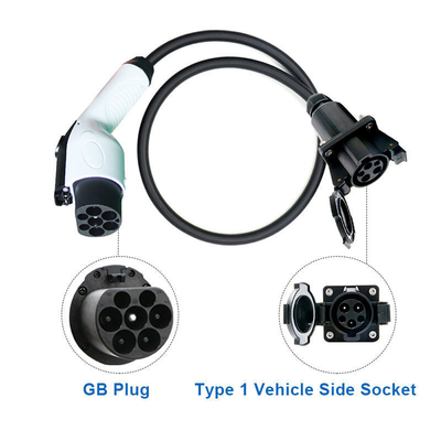 Electric Car Charging Station Adapter J1772 to GBT 32A 250V AC Operating Temp 30 50