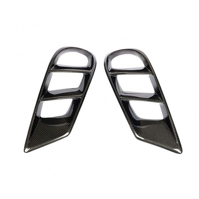Other Carbon Fiber Grill Frame Front Air Vent Outlet Cover Trim for Mercedes Benz CLS W218 Sport 2014-2017