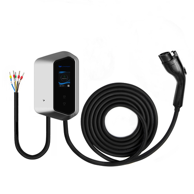 110-240V Input Voltage 9kw 11kw Type 1 EV Wall Charger with 5M Charging Cable TPE Jacket
