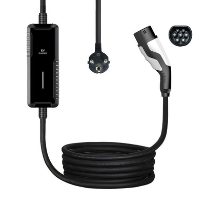 Oem Portable EV Car Fast Charging Cable with 5x6.0mm2 2x0.5mm2 Cable Spec