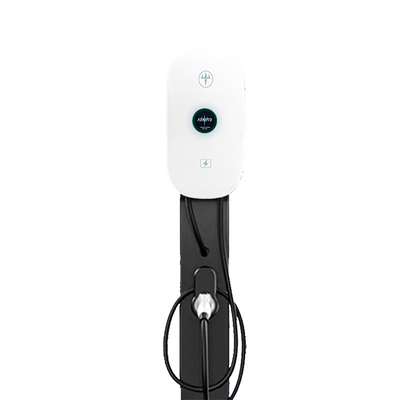 Floor Mounted AC EV Charging Station With One Type 2 Plug Optional For Electric Car