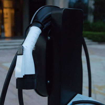 Floor Mounted AC EV Charging Station With One Type 2 Plug Optional For Electric Car