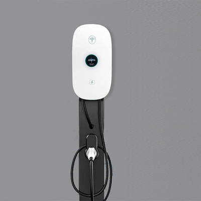 Floor Mounted AC EV Charging Station With One Type 2 Plug Optional For Electric Car