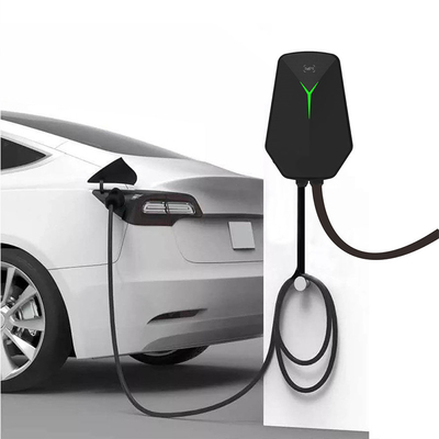 Wallbox Type 2 EV Wall Charger 32A 400V AC Charger Station Charging Point 7KW Car Park