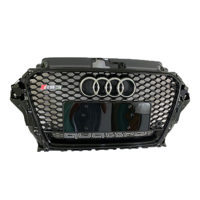 Exterior Accessories Black Car Grille Replacement with 125*25*54 cm Compatibility