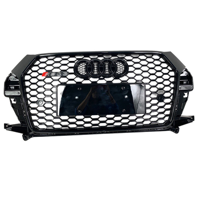 Exterior Accessories Black Car Grille Replacement with 125*25*54 cm Compatibility