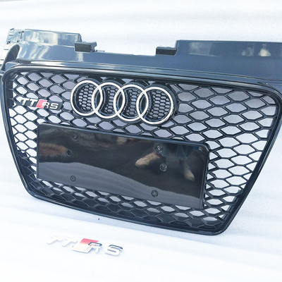 Exterior Accessories Black Car Grille Replacement with 125*25*54 cm Compatibility