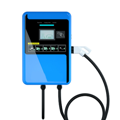 3.5 Inch LCD Display 60KW EV Wall Charger Wallbox AC Wall Mount Car Charging Station