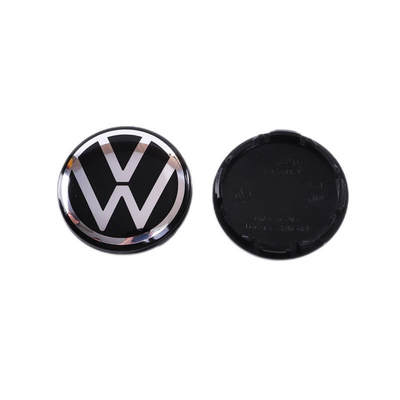 Volkswagen Car Wheel Center Cover in Plastic 68mm 56mm with Blue Customized Design