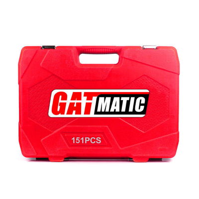 Automotive Repair 151PCS Car Tool Box 12pt 6pt Socket Set Tool Kits Auto Repair Tools