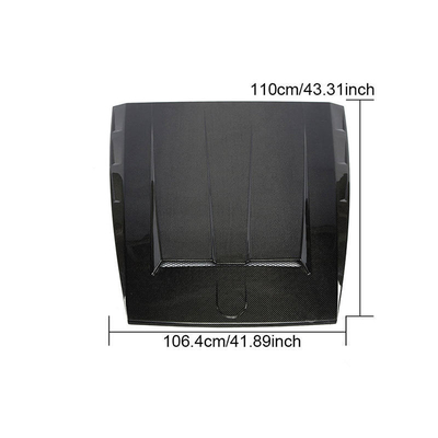 Mercedes-Benz G-Class G500 G550 AMG 2019 Gloss Black Carbon Fiber Car Engine Hood Cover