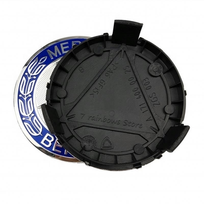 OE Custom 75Mm Black Car Wheel Center Hub Cap For Mercedes Benz W203 W204 W205 A1714000025