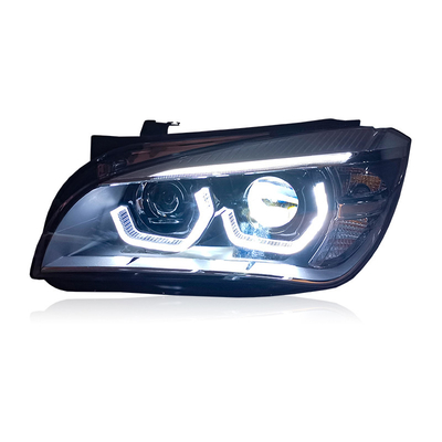 Modified Spoon Angel Eye Daytime Running Light Headlight Assembly for BMW X1 11-15 Years