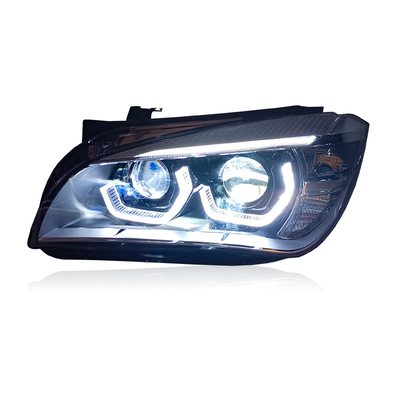 Modified Spoon Angel Eye Daytime Running Light Headlight Assembly for BMW X1 11-15 Years