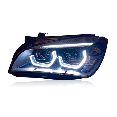 Modified Spoon Angel Eye Daytime Running Light Headlight Assembly for BMW X1 11-15 Years
