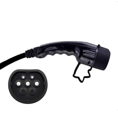 Portable Ev Charger For Electric Vehicle 16A Current Adjustable Iec 62196 Type2 Evse