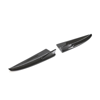 Mercedes Benz C Class W205 C63 Sedan 2015 2019 Rear Splitter Apron with Carbon Fiber