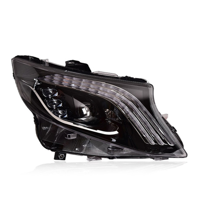 12V LED Headlight Assembly for Mercedes-Benz Vito Modified Maybach Style DRL Included