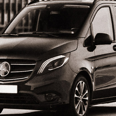 12V LED Headlight Assembly for Mercedes-Benz Vito Modified Maybach Style DRL Included