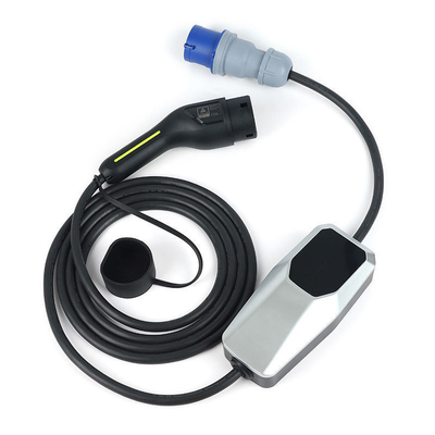 Single Phase Portable Ev Charger with Output Current 6A-8A-10A-13A-16A-20A-24A-32A
