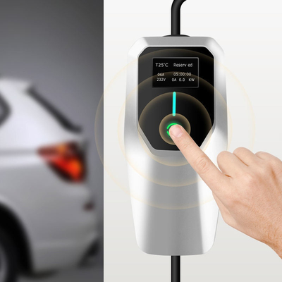 Single Phase Portable Ev Charger with Output Current 6A-8A-10A-13A-16A-20A-24A-32A