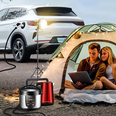 220V 4Kw Portable Electronic Vehicles Discharge Gun Discharger With Socket ABS Shell